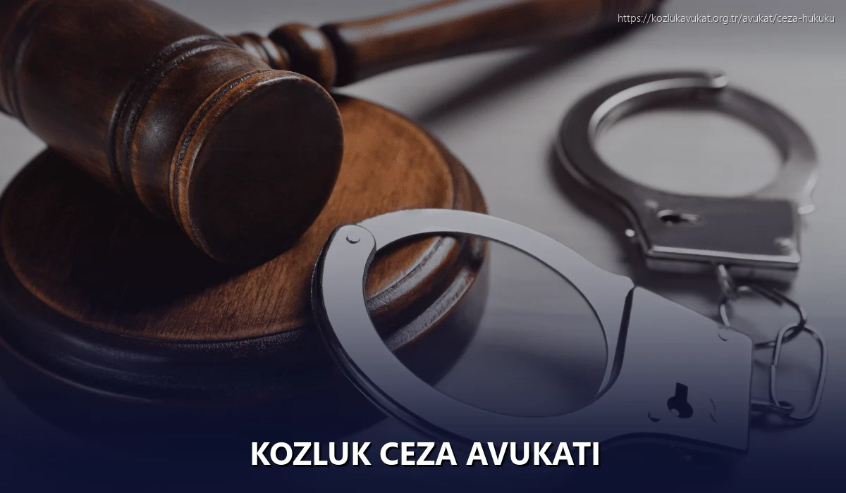 Kozluk Ceza Avukatı